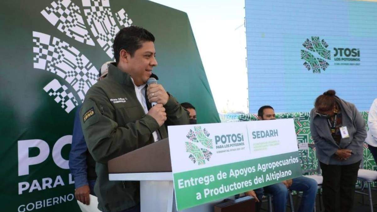 El gobernador de SLP, Ricardo Gallardo