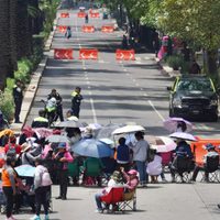 CNTE cumple medio mes de protestas