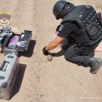 Hallaron un proyectil militar en una zona rural de San Patricio del Chañar