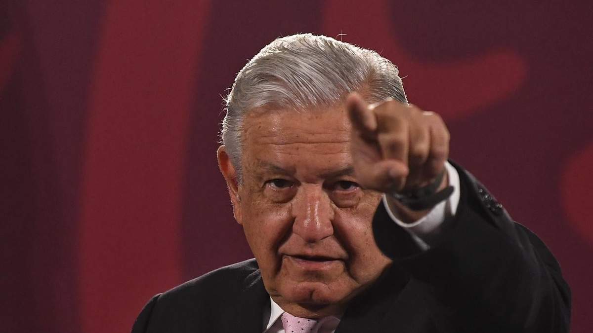 El presidente durante la conferencia de este miércoles