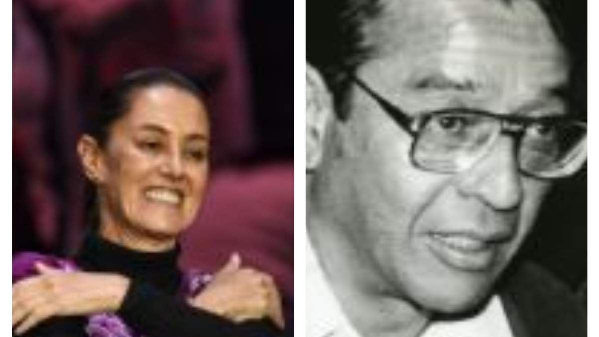 Sheinbaum y José Agustín