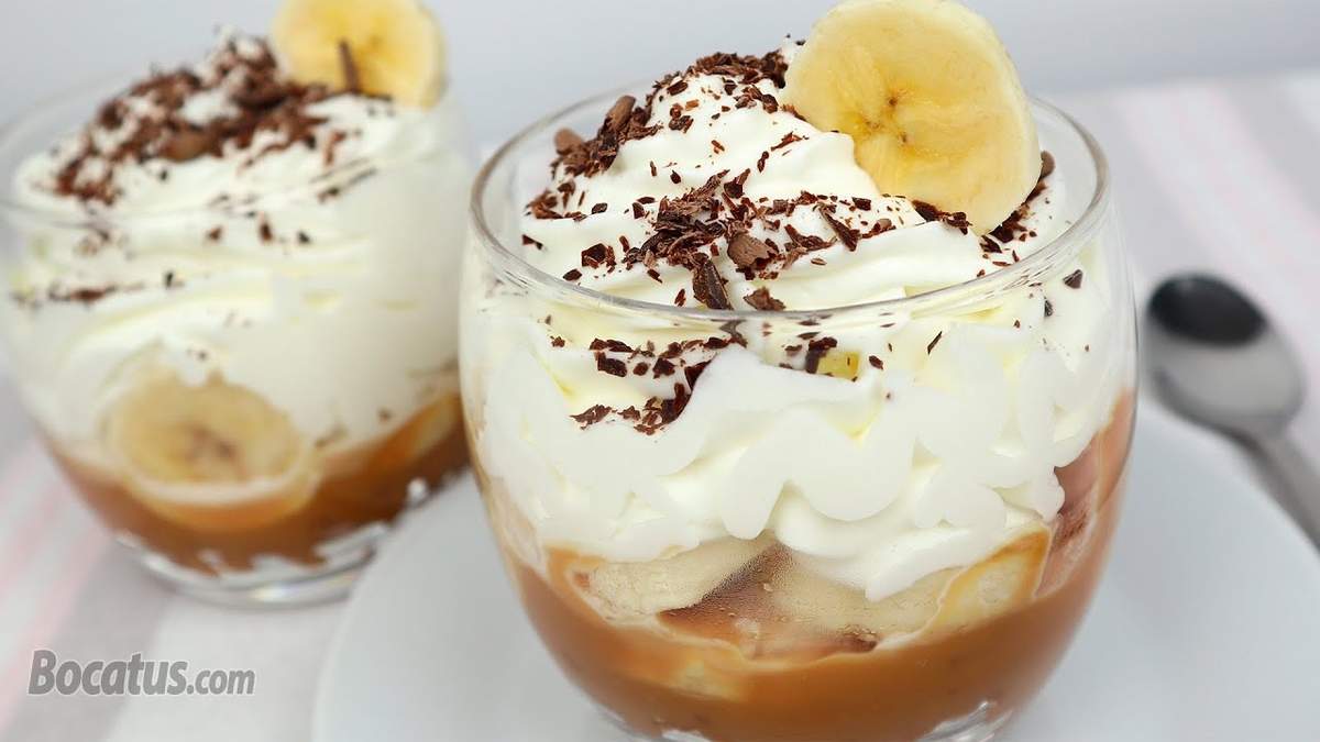 Postre banoffee. Fuente: (Instagram)
