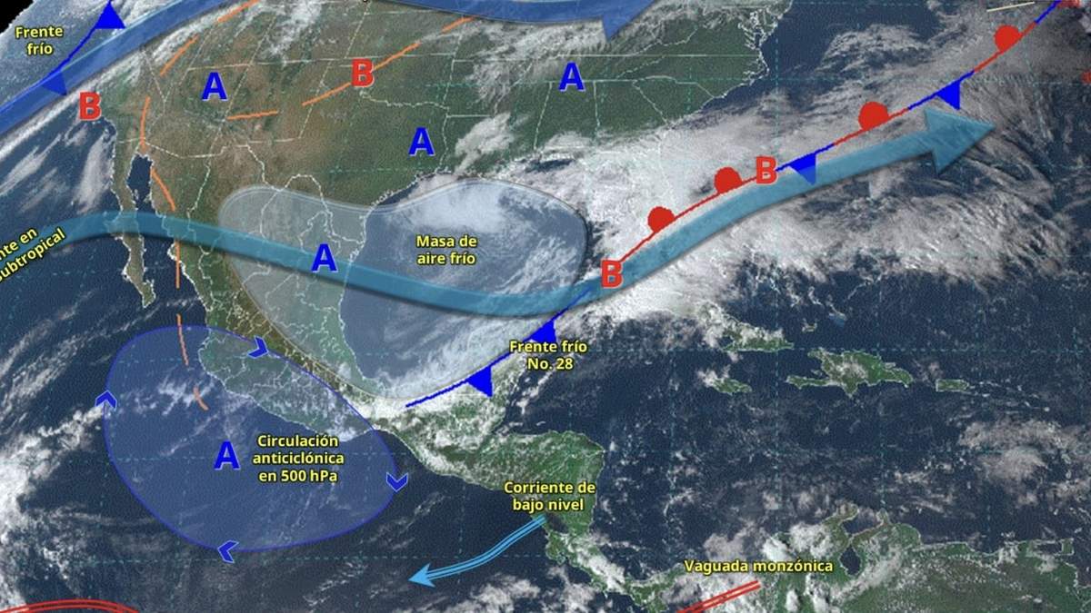 La previsión del tiempo para este martes