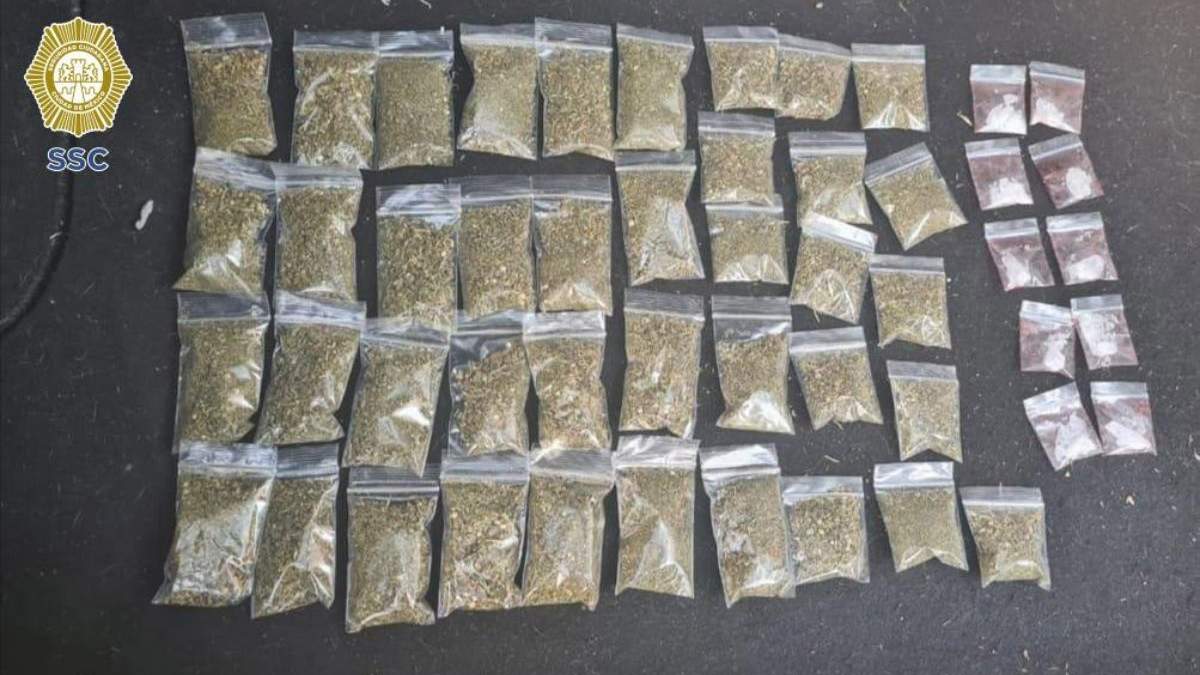 La droga incautada