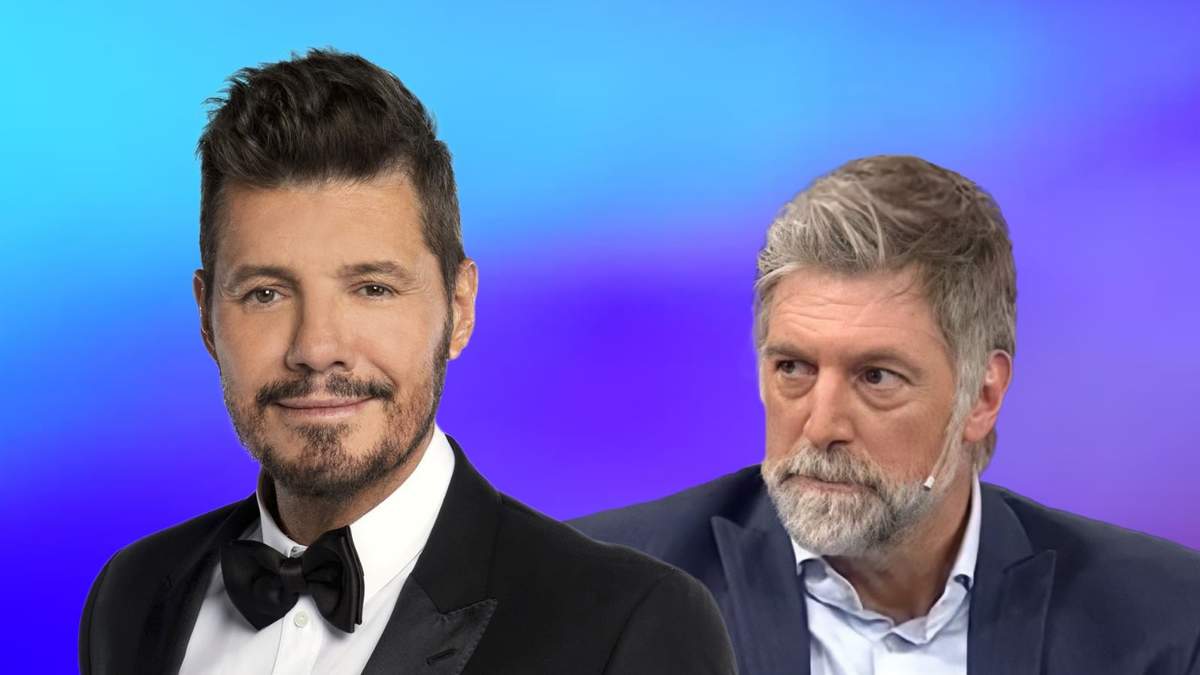 Marcelo Tinelli y Horacio Cabak. Fuente: (Minuto Neuquén)