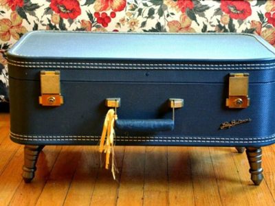 ¿Tenés valijas viejas de la abuela? Mirá estas ideas para darles nueva vida y sumarlas a la decoración de tu casa con un toque vintage