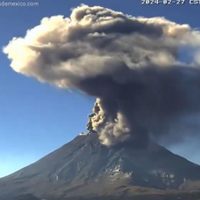 ¡Toma tus precauciones! “Despierta” el Popocatépetl y se cancelan algunas operaciones en el AICM