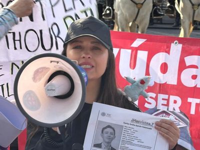 Madre buscadora exige rendición de cuentas a gobernadora interina de Sinaloa