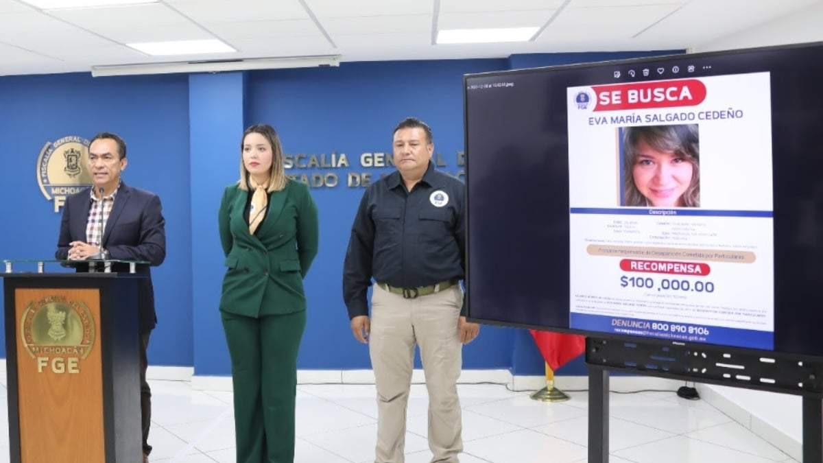 El fiscal de Michoacán ofreció una recompensa por la presunta homicida de Oliver Valle