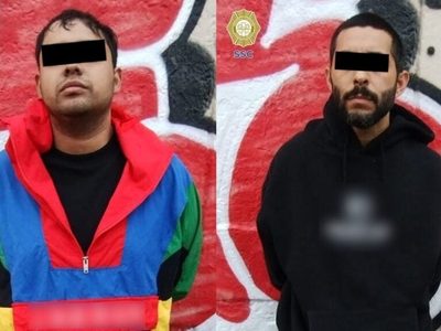 Dos presuntos miembros del Cártel de Sinaloa son detenidos en Mazaryk