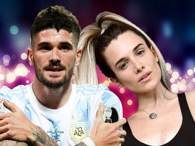 El otro premio de De Paul: Camila Homs preparó una magnífica recepción para el mediocampista