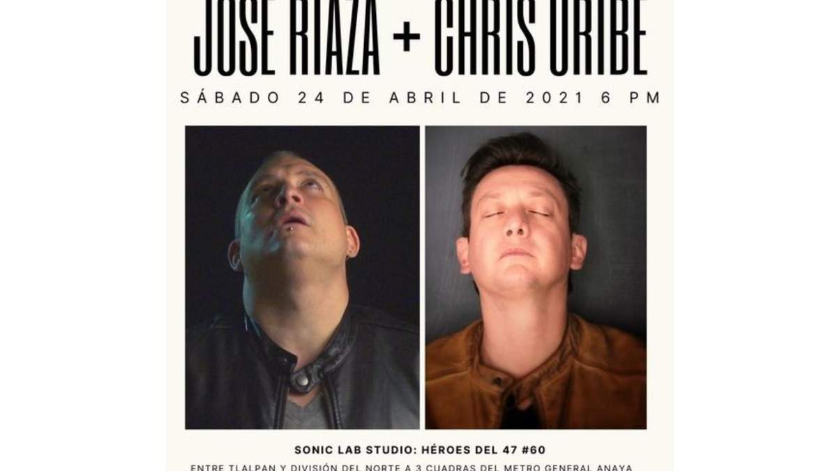 José Riaza y Chris Uribe en concierto este sábado