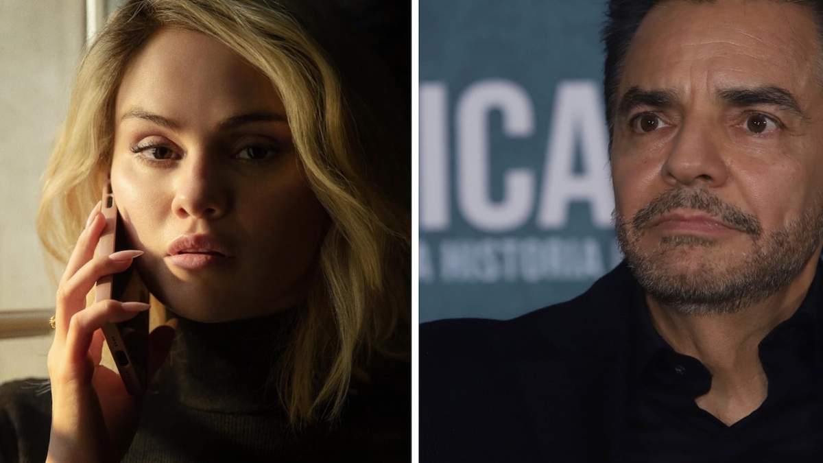 Selena Gomez en "Emilia Perez" y Eugenio Derbez