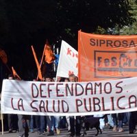 Trabajadores de salud pública piden paritaria nacional y la Ley de carrera profesional en Neuquén