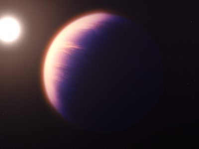 El telescopio James Webb capturó una imagen de la composición de un planeta a 700 años luz