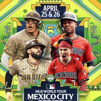 Padres contra Diamondbacks jugarán en el estadio Harp Helú en abril de 2026