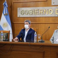 Ante empresarios rusos, Sergio Uñac presentó el potencial minero de San Juan