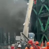 Reportan un incendio en el interior de la refinería de Dos Bocas (Video)