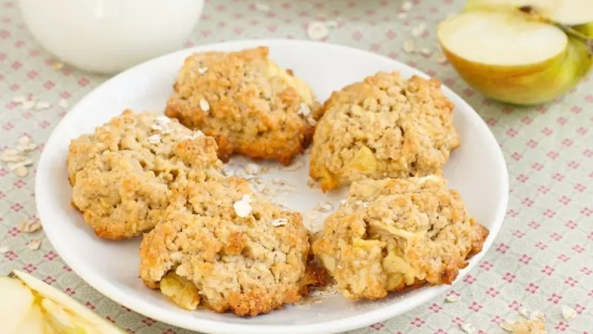 Galletas de manzana crumble. Fuente: (Cocina Delirante)