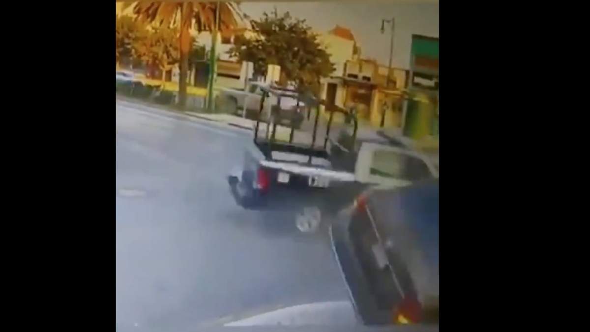 El momento del accidente