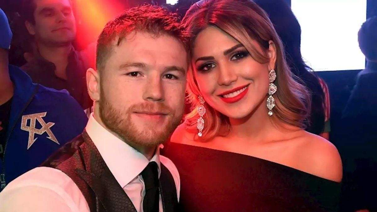 Canelo Álvarez y Fernanda Gómez. Fuente: (Instagram)