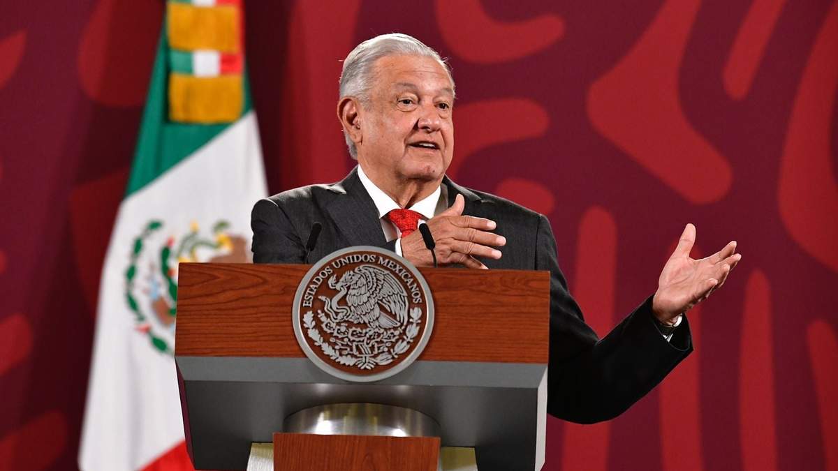 El presidente Andrés Manuel López Obrador en la mañanera