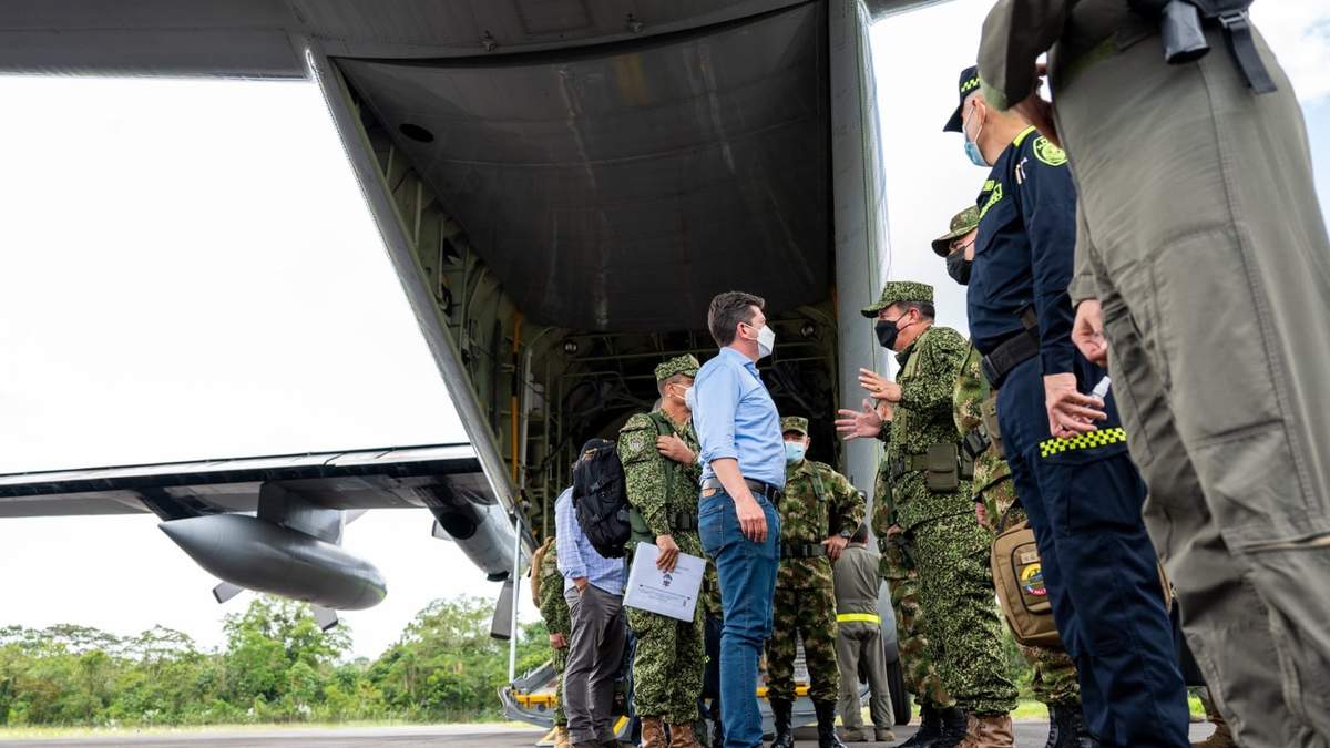 El ministro de Defensa Diego Molano