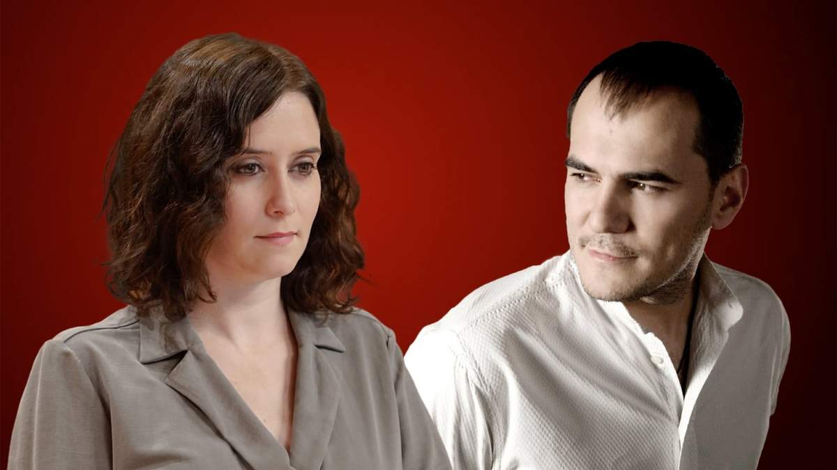 Ismael Serrano e Isabel Díaz Ayuso. Fuente: (Minuto Neuquén)