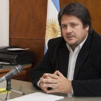 Mariano Gaido destacó las obras en el río Limay