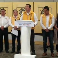 El PRD alista sanciones y posible expulsión de Aureoles por apoyo a Meade