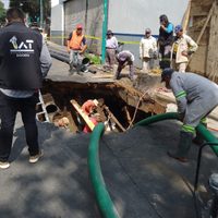 Se abre un socavón en la alcaldía Tlalpan; vecinos denuncian omisiones