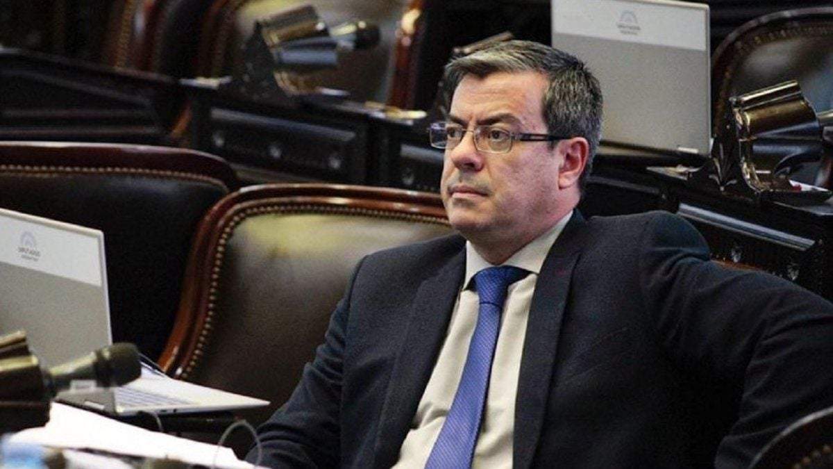 Germán Martínez, jefe de bloque del Frente de Todos en Diputados. Fuente: (Twitter)