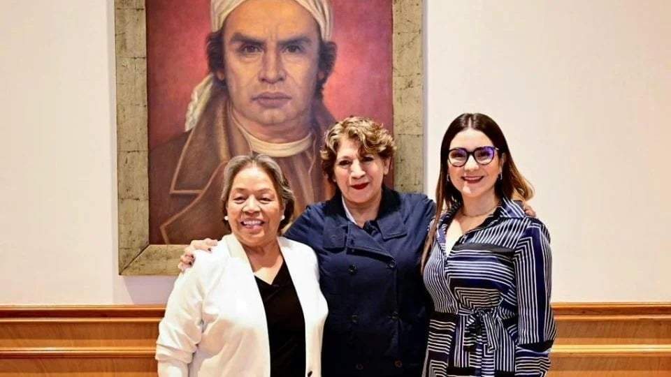 Trinidad Franco y Paulina Moreno, en el gabinete de Delfina Gómez