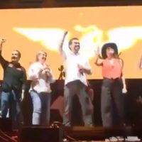 Álvarez Máynez suspende campaña tras colapso de escenario en NL (Videos)