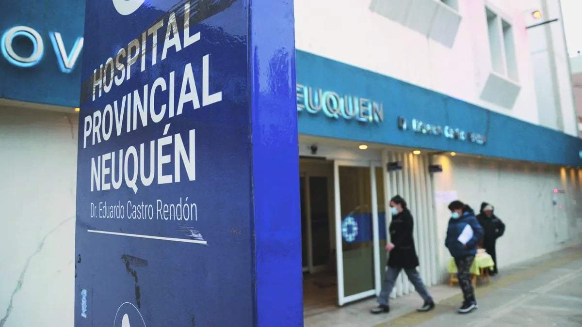 Hospital Provincial del Neuquén. Fuente: (Twitter)