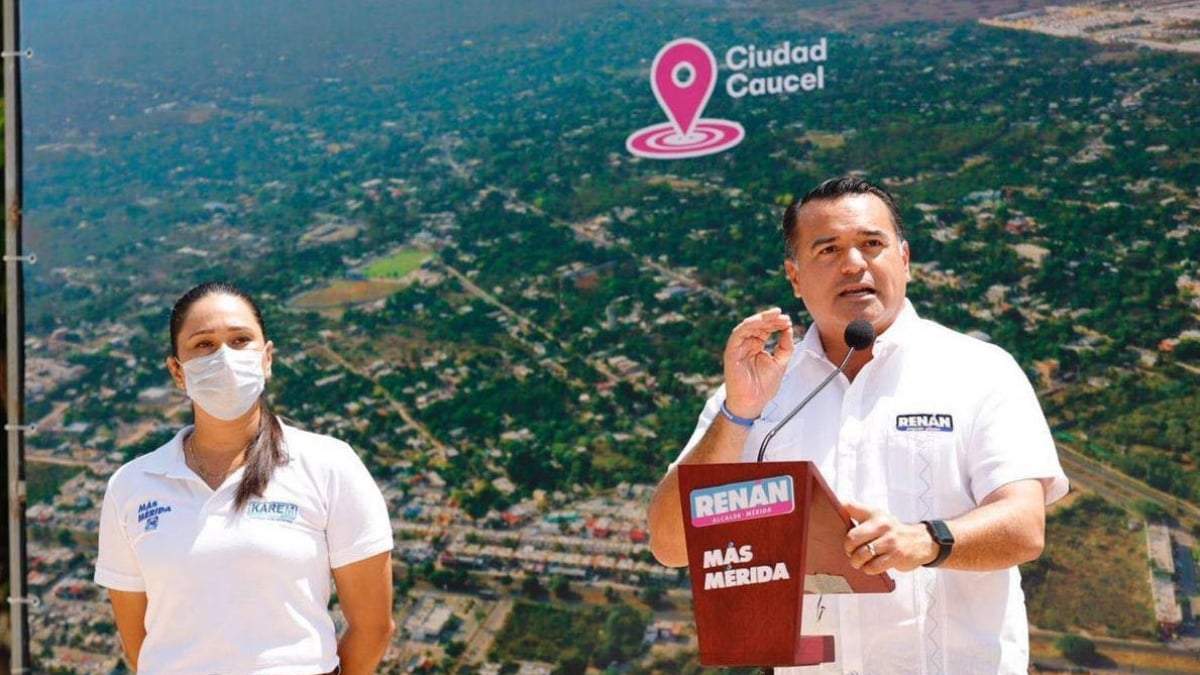 El alcalde con licencia de Mérida y aspirante a la reelección, Renán Barrera Concha