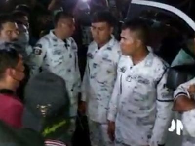 Liberan a agentes del INM y la Guardia Nacional retenidos en Chiapas