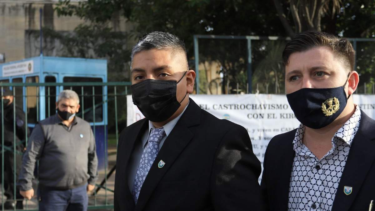 El policía Luis Chocobar, condenado a dos años de prisión. Fuente: (Twitter)