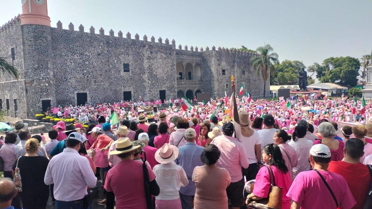 La marcha del domingo en Cuernavaca