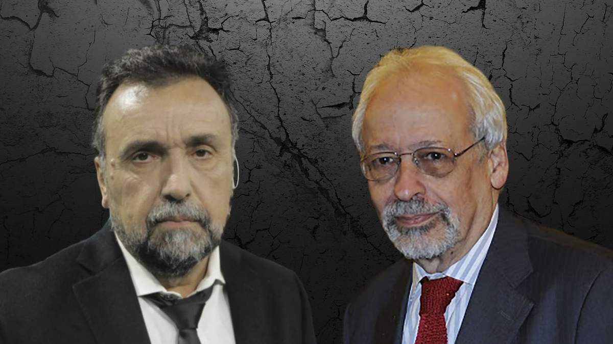 Roberto Navarro y Horacio Verbitsky. Fuente: (Minuto Neuquén)