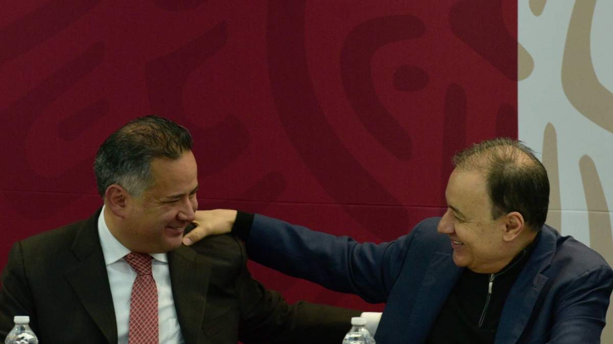Santiago Nieto y Alfonso Durazo, aspirantes electorales. Foto: Germán Canseco