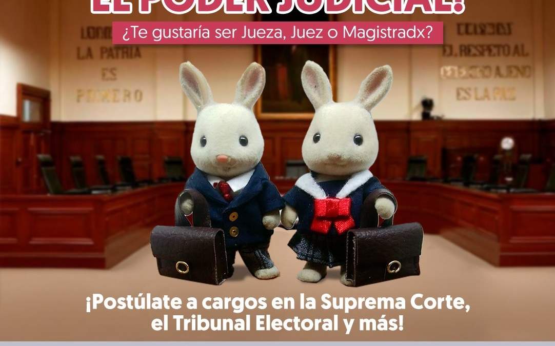 Campaña del Imjuve para la elección de jueces y magistrados