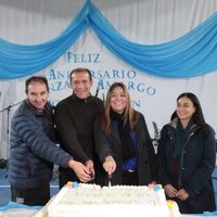 Omar Gutiérrez participó del acto aniversario de Manzano Amargo