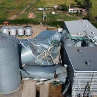 Los destrozos que causó el temporal que azotó al centro del país