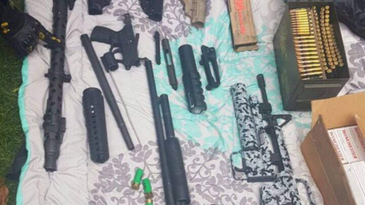 Armas, entre ellas de Heckler & Koch, incautadas en la CDMX en 2017