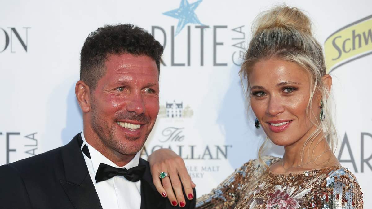 Carla Pereyra y Diego "Cholo" Simeone. Fuente: (Instagram)
