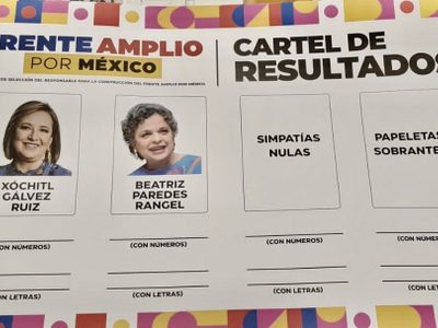 Papeletas, crayones, tinta indeleble... estos son los materiales para la consulta del Frente Amplio