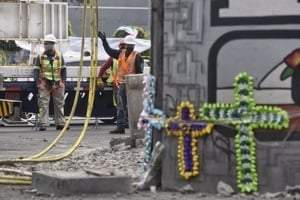 Derrumbe en un tramo de la Línea 12 del Metro