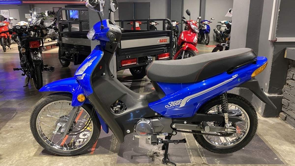 Las motos de baja cilindrada son las más demandadas en el país