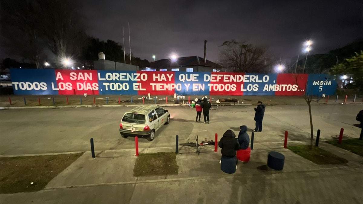 San Lorenzo está indefenso por estos días